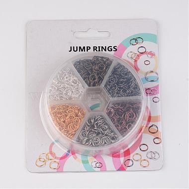 1 Box 6 Color Iron Jump Rings(IFIN-JP0012-6mm)-5
