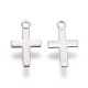 316 Surgical Stainless Steel Tiny Cross Charms(STAS-E470-02P)-1
