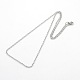 304 Stainless Steel Cable Chain Necklaces(STAS-O037-120P)-2
