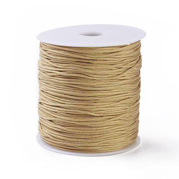 Polyester Thread, Wheat, 1.5mm, about 153.1 yards(140m)/roll
