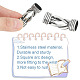 4Pcs Tibetan Style Stainless Steel Connector Charms(STAS-AR0001-97)-3