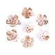 Two Tone Opaque Plastic Bead Caps(KY-N025-48)-1