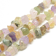 Natural Quartz Beads Strands, Nuggets, 7~15x9.5~13x9.5~13mm, Hole: 1mm, about 43~45pcs/strand, 15.7 inch(G-R427-08)