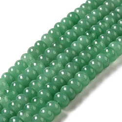 Natural Jade Beads Strands, Dyed, Rondelle, Dark Sea Green, 8x5mm, Hole: 1mm, about 74pcs/strand, 15.15 inch(38.5cm)(G-E507-01G)