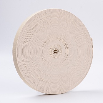 Colored Flat Elastic Rubber Band, Webbing Garment Sewing Accessories, WhiteSmoke, 25mm, about 43.74 yards(40m)/roll