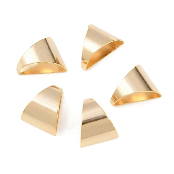 Brass Snap on Bails, Cadmium Free & Lead Free, Real 24K Gold Plated, 12x10x6mm, Hole: 11x5.5mm