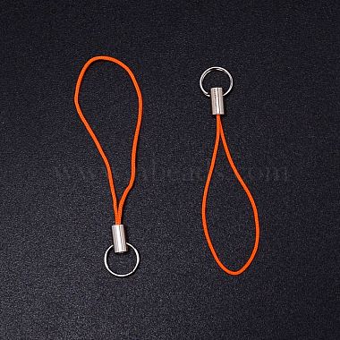 Orange Polyester Mobile Straps