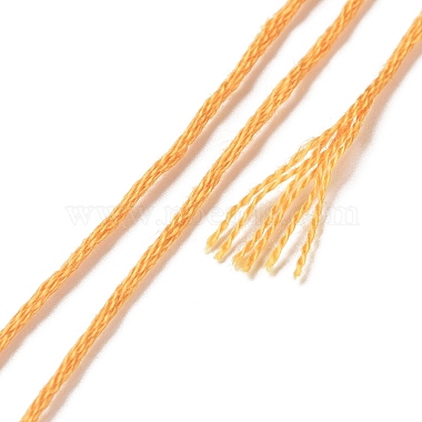 8 Skeins 8 Colors 6-Ply Polyester Embroidery Floss(OCOR-M009-01A-04)-3