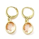 Real 18K Gold Plated Brass Dangle Leverback Earrings(EJEW-L268-001G-02)-1
