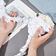 5M Polyester Pleated Lace Ribbon(OCOR-WH0085-66B)-3