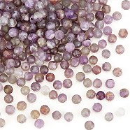 240Pcs Natural Amethyst Beads, Faceted, Round, 3mm, Hole: 0.6mm(G-OC0004-67)