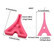 DIY Silicone Molds, Candle Making Molds, Aromatherapy Candle Mold, Eiffel Tower, 21.9x13.9x2.6cm, Inner Diameter: 11.7x19.7x2.1cm(PW-WG24484-02)
