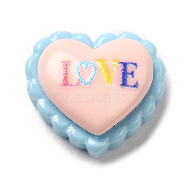 Heart Resin Cabochons