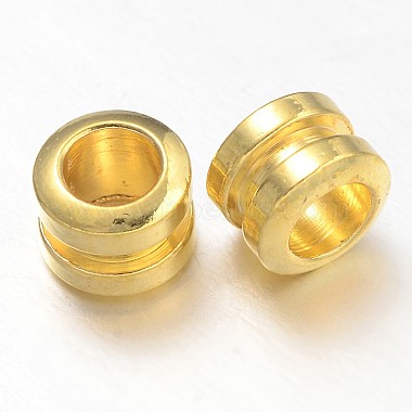 Column Brass Spacer Beads(KK-L105-08G)-2