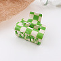 Green Cellulose Acetate Claw Hair Clips(OHAR-PW0003-014G)