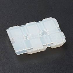 DIY Tab Keycap Silicone Mold, with Lid, Resin Casting Molds, For UV Resin, Epoxy Resin Craft Making, White, 70x46x14mm(DIY-J006-06)