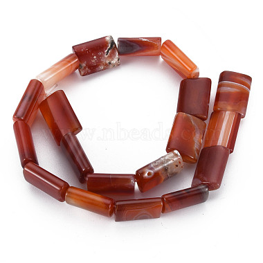 Brazil Red Agate Beads Strands(G-S359-351A)-2