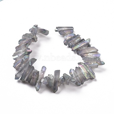 Natural Quartz Crystal Points Beads Strands(G-K181-B21)-2