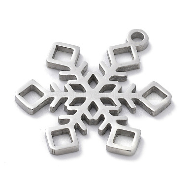 Christmas Theme Anti-Tarnish 304 Stainless Steel Pendants(STAS-R003-04P-04)-2