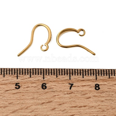 304 Stainless Steel Rhinestone Earring Hooks(STAS-B128-42G)-3