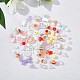 150 Pieces Random Rose Acrylic Beads Bear Pastel Spacer Beads Butterfly Loose Beads for Jewelry Keychain Phone Lanyard Making(JX543A)-2