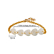 Brass Charm Bracelets & Curb Chain Bracelets Sets(BJEW-SZ0001-005G)-5