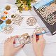 14Pcs 7 Style Laser Cut Wooden Wall Sculpture(WOOD-GF0001-76)-6