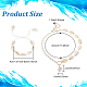 Anattasoul – bracelet en perles tressées en coquillage naturel et collier avec pendentif en perles d'imitation(SJEW-AN0001-17)-2
