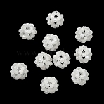 Natural White Moonstone Woven Beads, Cluster Beads, Faceted, Round, 8~9mm, Hole: 1.6mm(GG-CBA2E9C-F18-01)