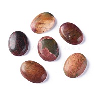 Gemstone Cabochons, Oval, Mixed Color, Size: about 22mm wide, 30mm long, 6.5~7mm thick(G-N176-4)