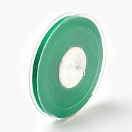 Rayon and Cotton Ribbon, Twill Tape Ribbon, Herringbone Ribbon, Green, 3/8 inch(9mm), about 50yards/roll(45.72m/roll)(SRIB-F007-580-9mm)
