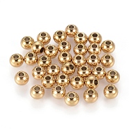 Ion Plating(IP) 202 Stainless Steel Rondelle Spacer Beads, Golden, 4x3mm, Hole: 1.5mm(STAS-F094-06C-G)