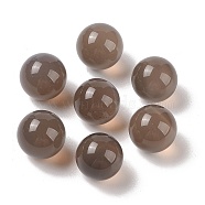 Natural Grey Agate No Hole Sphere Beads, Round, 12mm(G-K353-04B-06)