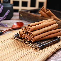 Cinnamon Stick, for Aromatherapy, Wreath Dried Flower Decoration, Chocolate, 80~100mm, 500g/bag.(HULI-PW0002-040A-02)