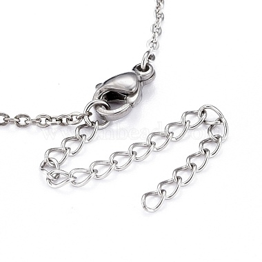 304 Stainless Steel Pendant Necklaces(NJEW-Z008-01P)-4