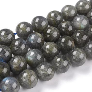 Natural Gemstone Labradorite Round Beads Strands(G-E251-33-12mm)-4