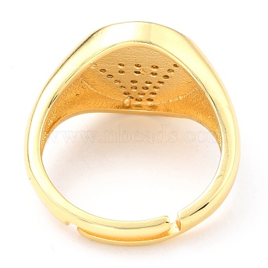 Adjustable Real 18K Gold Plated Brass Enamel Finger Ringss(RJEW-L071-25G)-4