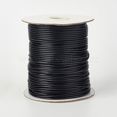 0.5mm Black Waxed Polyester Cord Thread & Cord