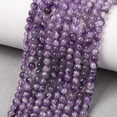 nat&uuml;rliche Chevron-Amethyst-Perlenstr&auml;nge(G-K256-51-4mm)-2