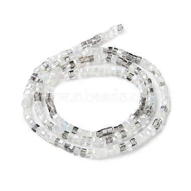 brins de perles de verre de galvanoplastie de couleur dégradée(X-GLAA-E042-05-B02)-3