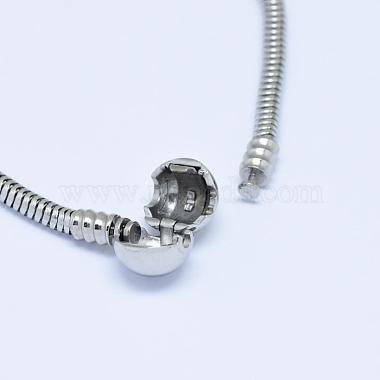 304 Stainless Steel European Style Bracelets for Jewelry Making(PPJ-F002-01B)-3