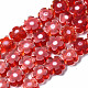 Chapelets de perle de millefiori en verre manuelles(X-LAMP-J035-6mm-29)-1