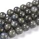 Pierre naturelle perles rondes de labradorite brins(G-E251-33-12mm)-4