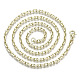 Brass Cable Chains Necklace Making(MAK-N034-004A-14KC)-2