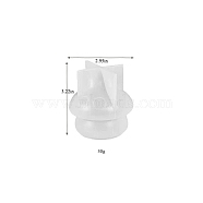 Silicone Molds, Storage Box Molds, Gesso Resin Casting Molds, White, Mushroom, 75x81.5mm(PW-WG36F5A-06)