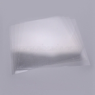PVC Transparent High Temperature Resistance Protective Film, Single Side, Square, Clear, 30.5x30.5x0.015cm(AJEW-WH0017-13B-01)