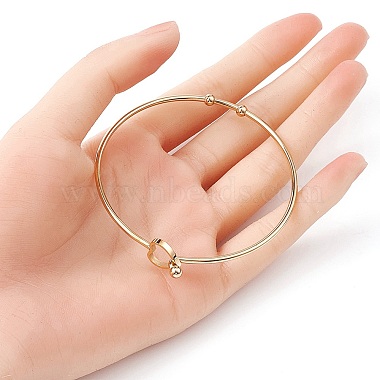 bracelet coeur creux en acier inoxydable(BJEW-YW0001-08G)-3