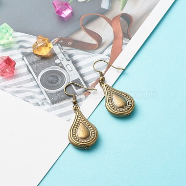 Teardrop Big Dangle Earrings for Girl Women(EJEW-JE04634-02)-2