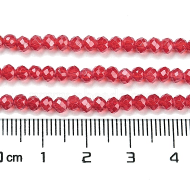 Cuisson des brins de perles de verre transparentes peintes(DGLA-A034-J3mm-B01)-5