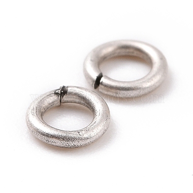 925 Sterling Silver Open Jump Rings(STER-D036-25AS-05)-2